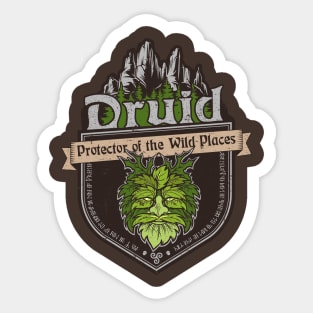 Druid - Protector of the Wild Places Sticker